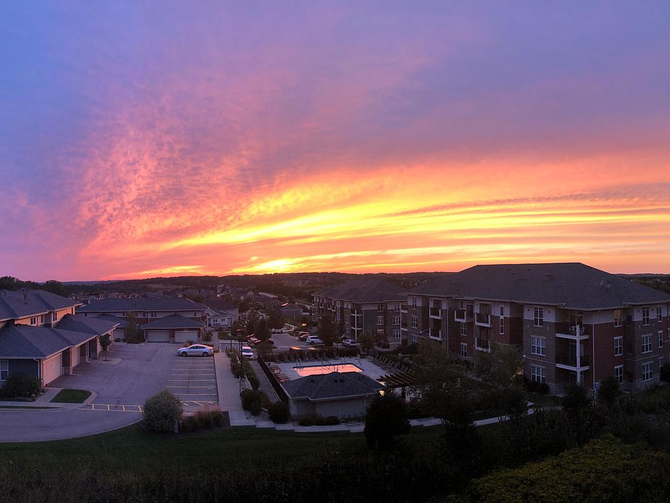 The actual sunset mountain view from balcony taken by my iph