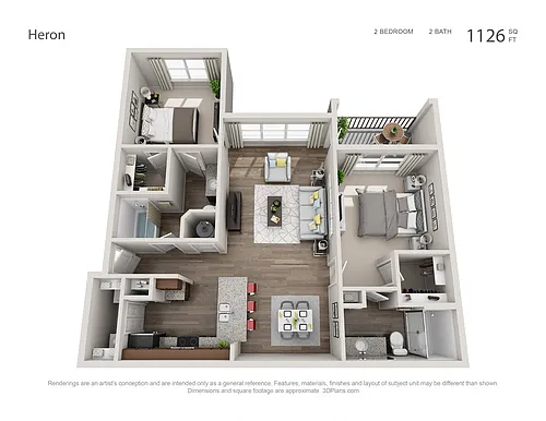 Floor plan Heron