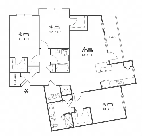 Floor plan C1