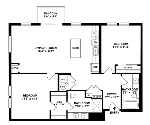 Floor plan B1