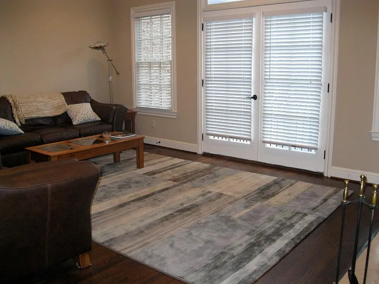 Plenty of space in family room, balcony