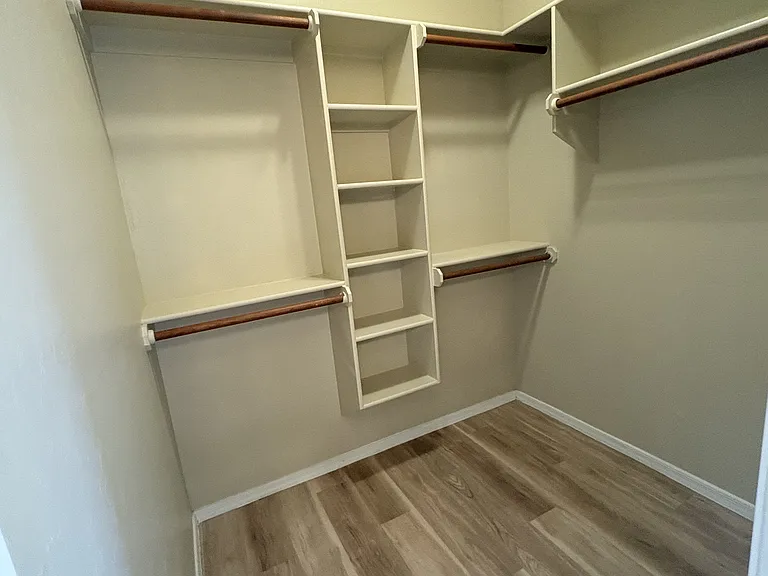 Master walk-in closet