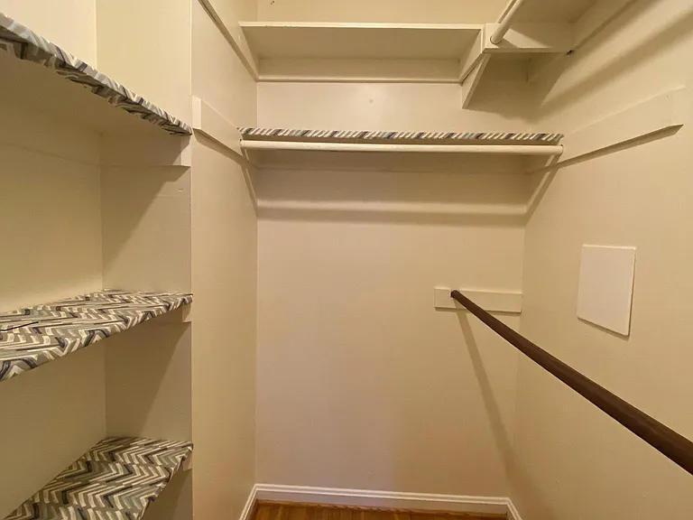 Master bedroom walk-in closet