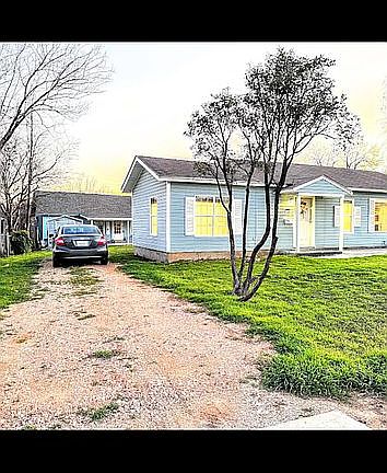 Back house driveway