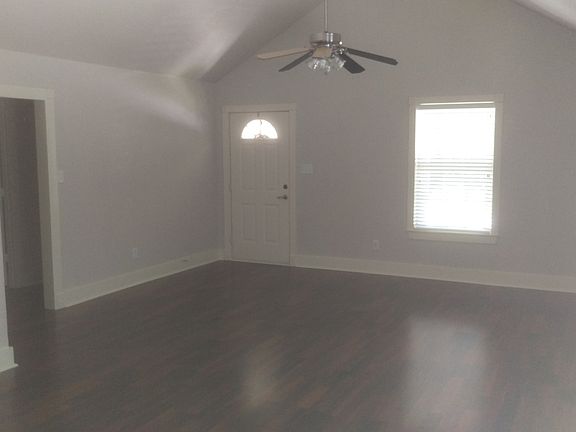 Open living/dining room.