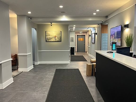 Entrance lobby. Lobby was remodeled in 2024.