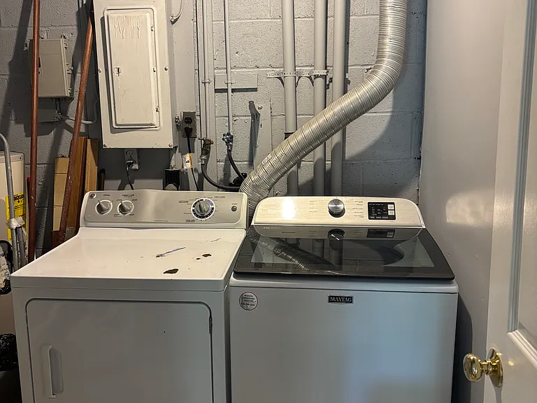 Utility Room With Full-size Washer & Dryer