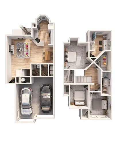 Floor plan Residence 12 Upgraded