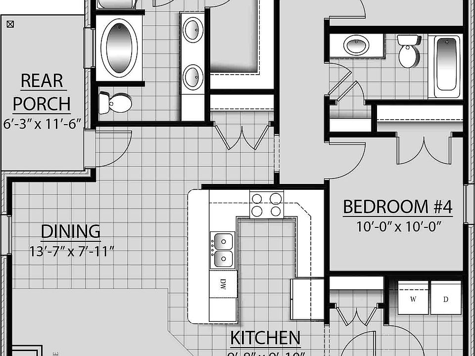 Westwood II B Plan, Willow Heights, Bossier City, LA 71111 Zillow