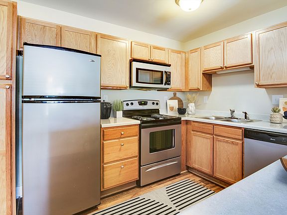 Step into this stylish kitchen, perfect for modern culinary adventures.