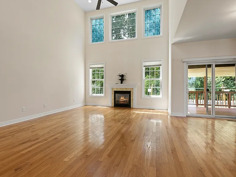 Living Room and Sliders to Deck