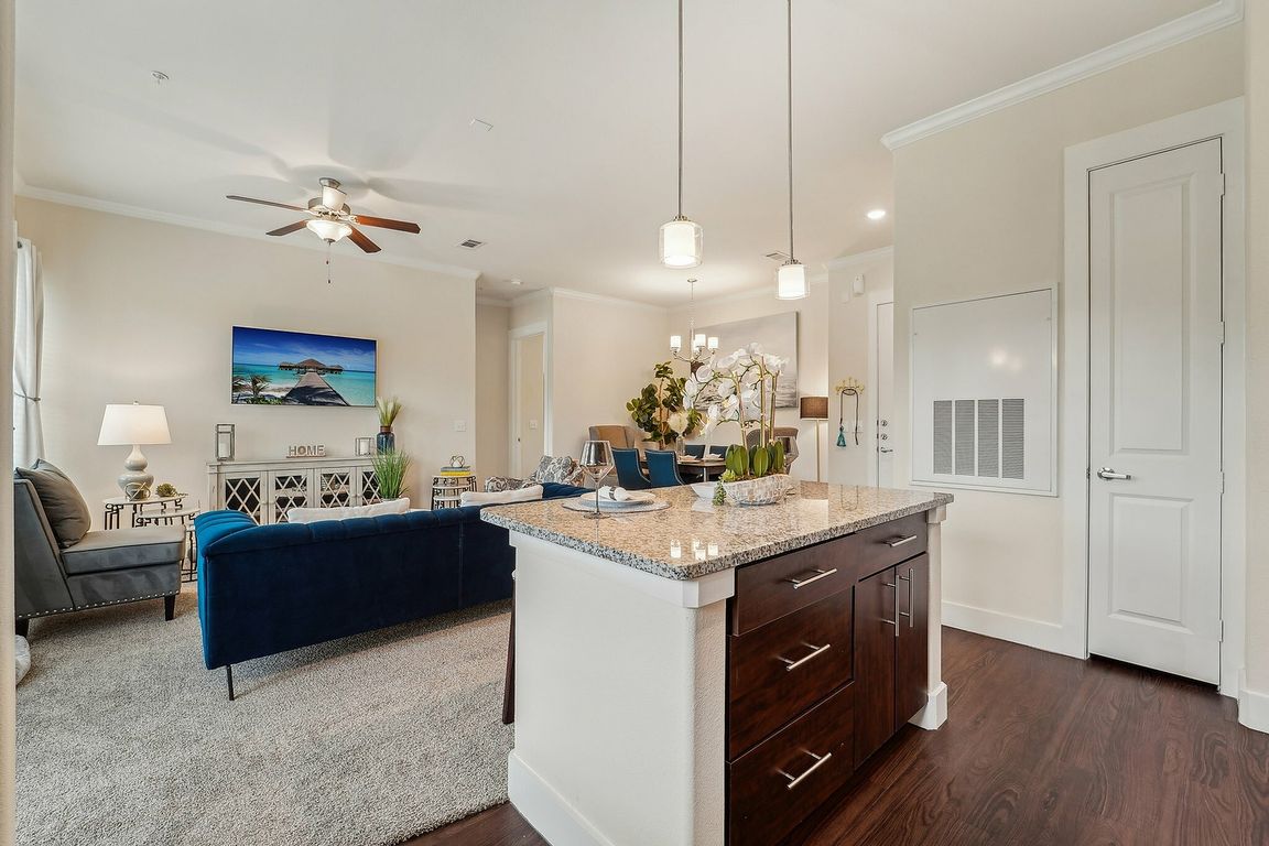 Kitchen and Living Room