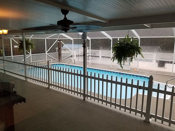 back patio/screened pool