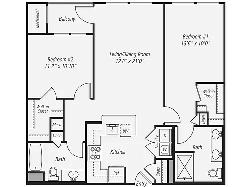 Floor plan B1