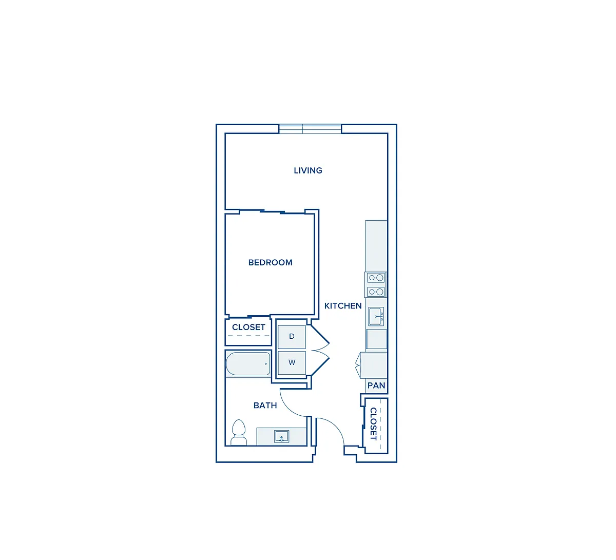 Floor plan ZA07 (MFTE) Income Restricted