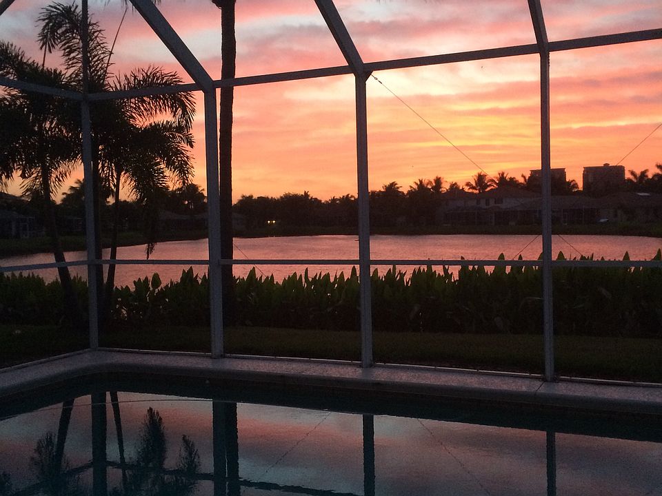 SUNRISE VIEW FROM POOL AREA