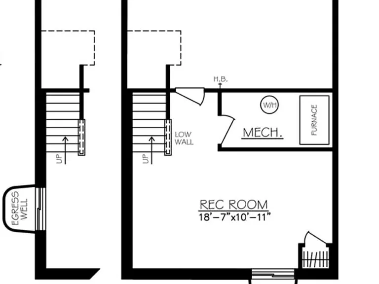 Floor Plan, basement & garage