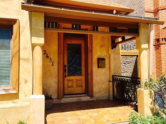 Front door and porch