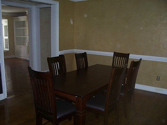 View of the dining room