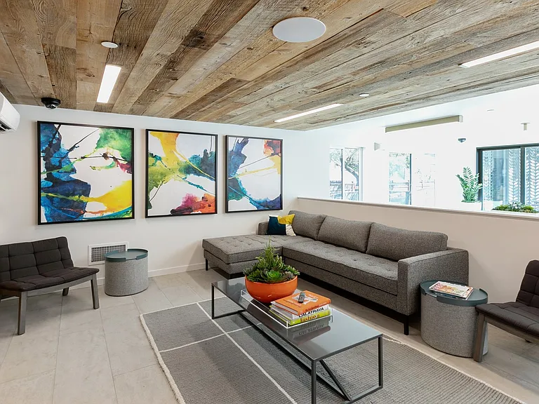 The tech lounge provides a lounge area for a separate, more relaxed work-space