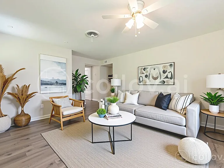 Living Room w/ Virtual Staging