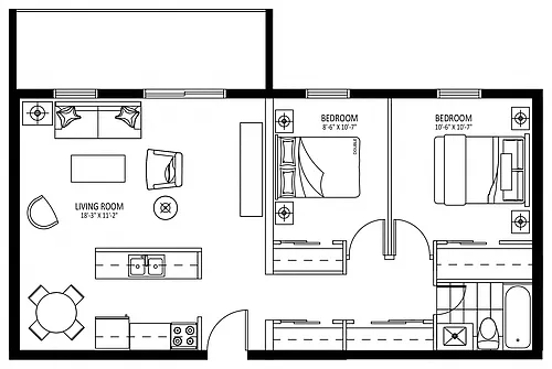 Floor plan 605