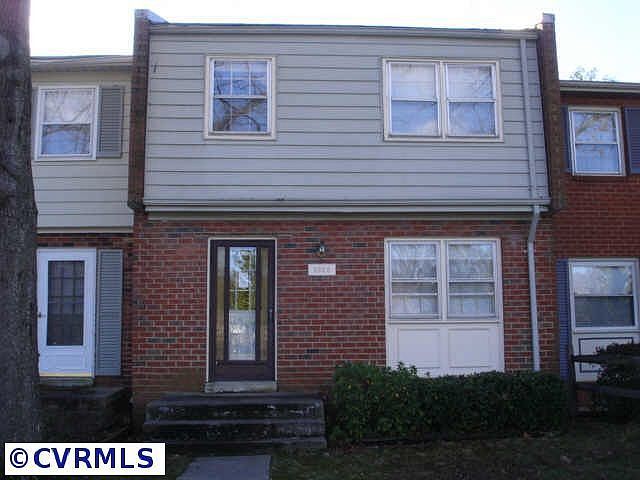 Front of townhouse