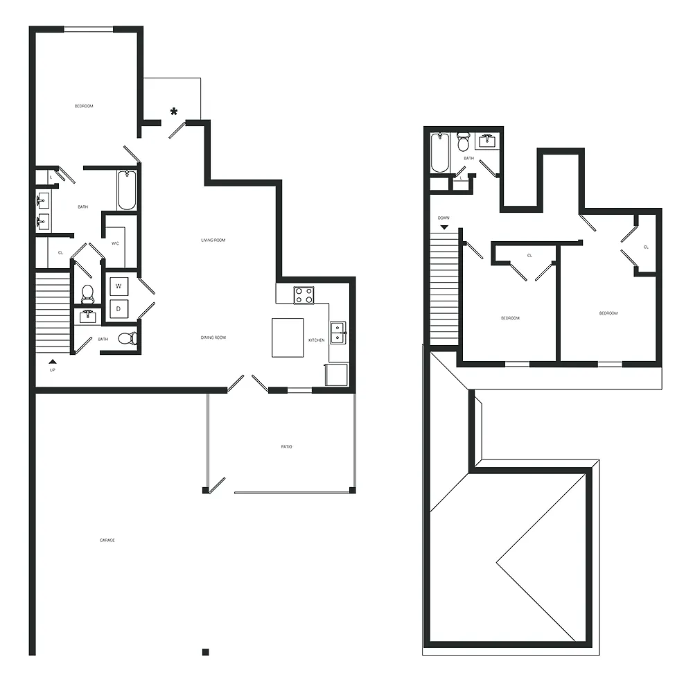 Floor plan Birch - Oak Heritage