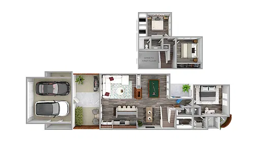 Floor plan C4 3 Bed 2.5 Bath
