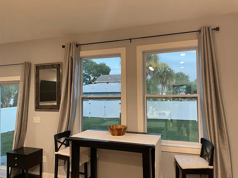 Windows provide great natural lighting