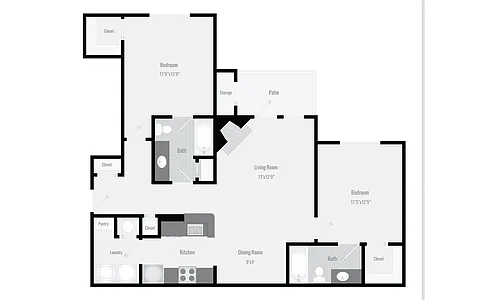 Floor plan B2
