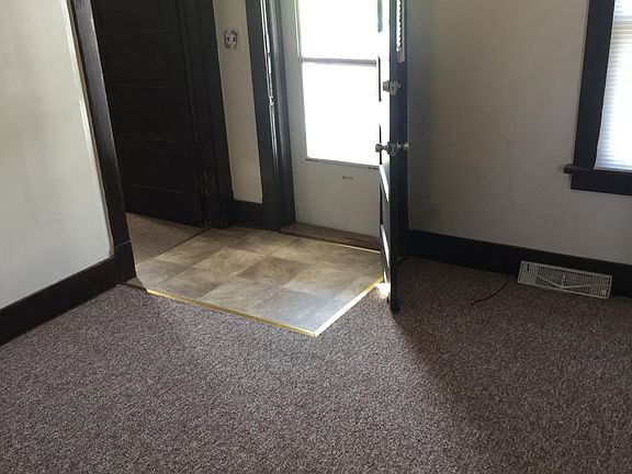 Entryway into living room