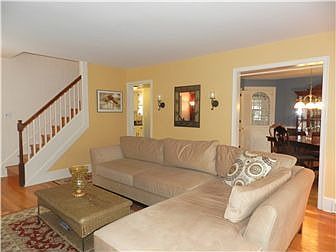 Living Room leading into Dining Area