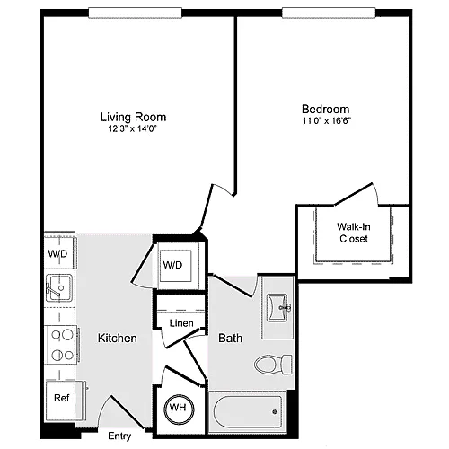 Floor plan A-6B