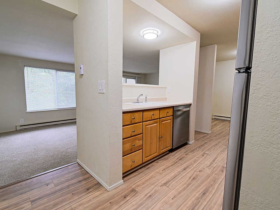 Kitchen looking West.
