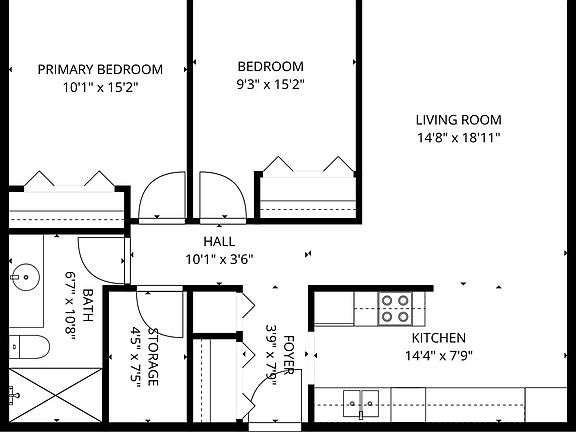 3rd image of 9175 Mary St #202