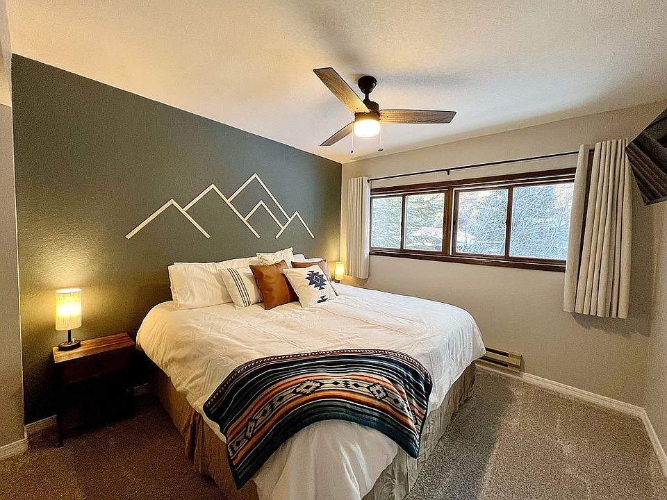 Master bedroom with king bed