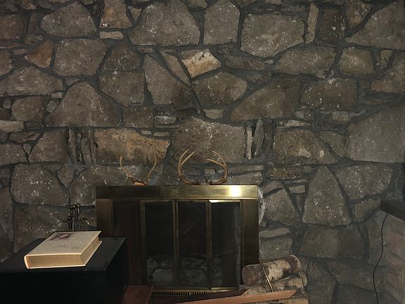 Stone fire place 