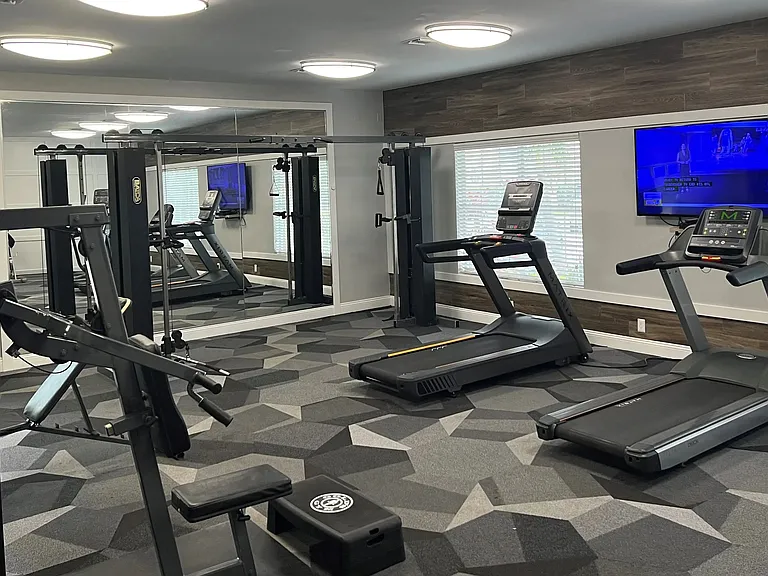 Enjoy our 24-hour fitness center, equipped with top-notch machines and a vibrant ambiance for an invigorating and transformative workout experience just steps from your apartment.