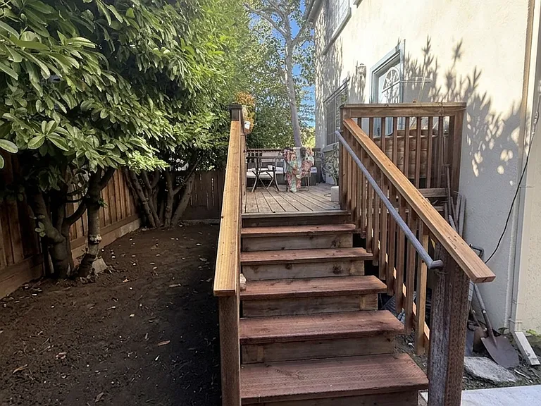 Rear deck