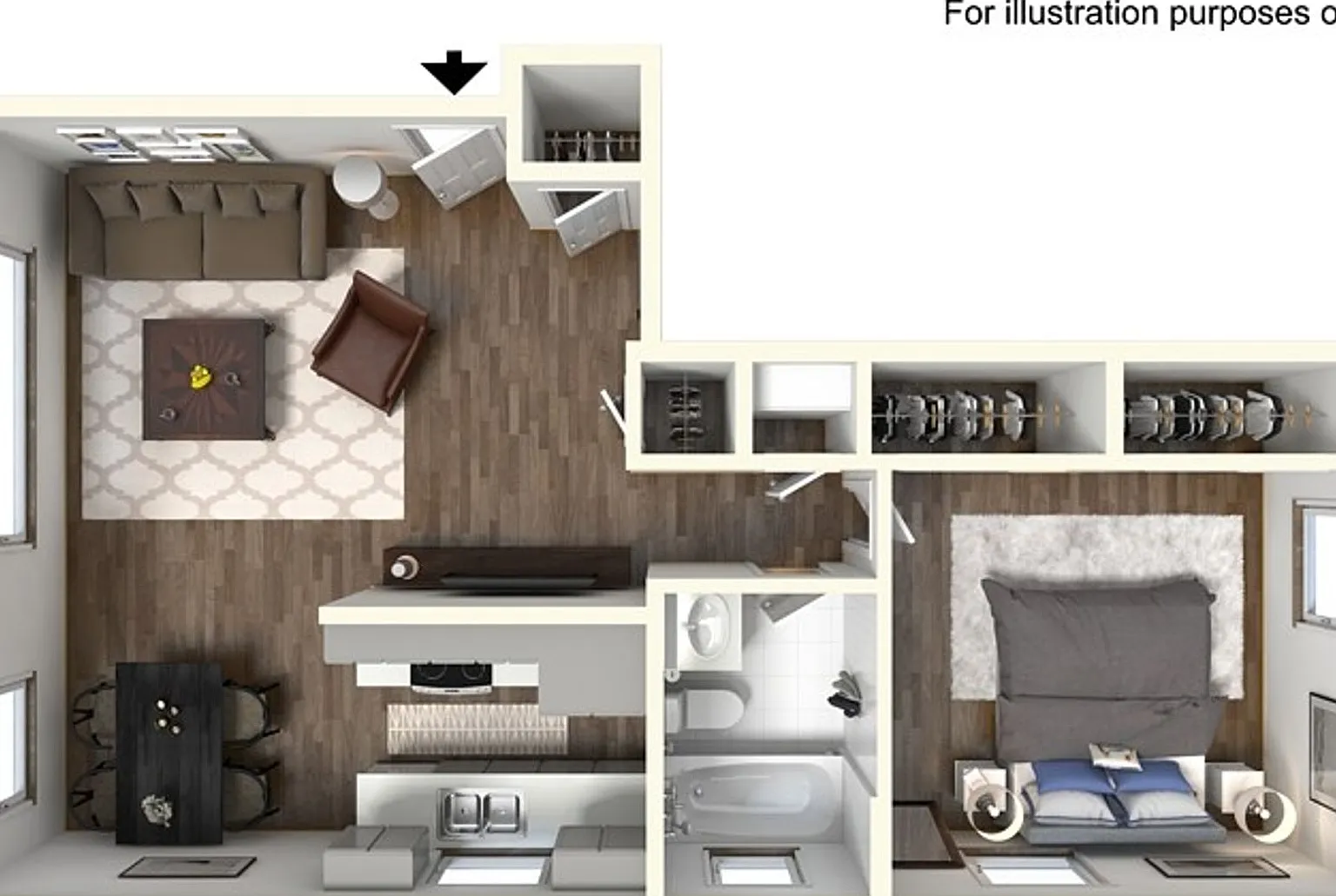 University Crossing Apartments and Townhomes — Photo 3