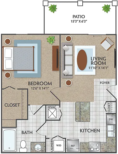 Floor plan A1