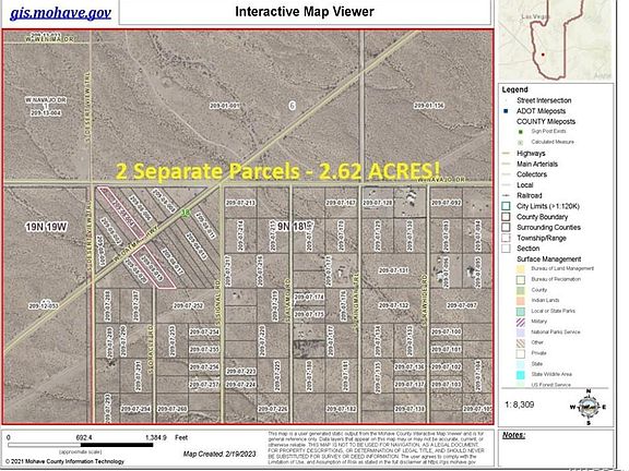 2nd image of 2 Lots W Oatman Hwy