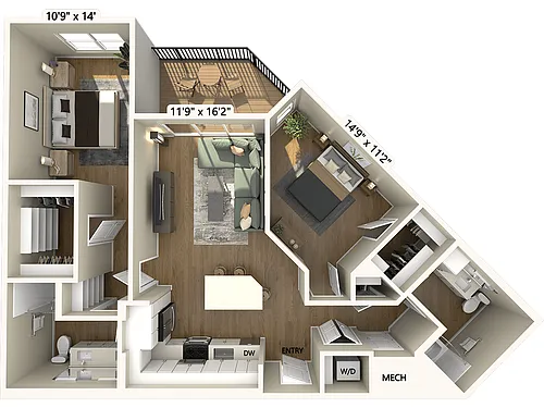 Floor plan B3-1103-1