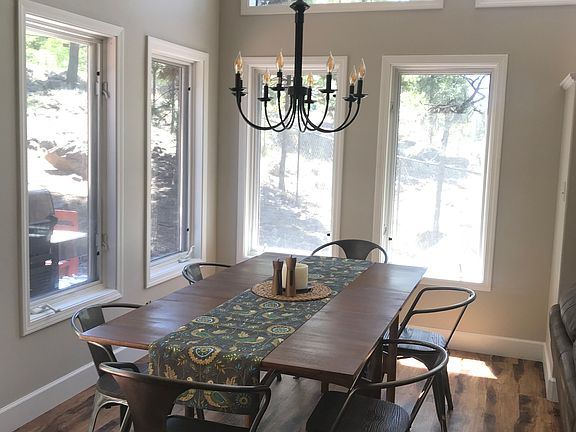 Dining area with new floor