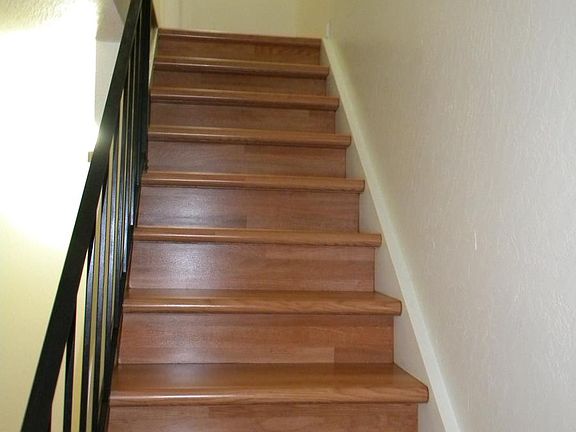Laminated staircase