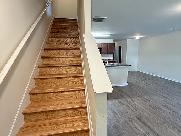 Brand new wood stair to 2nd floor