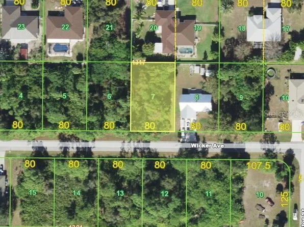 23136 WICKER AVENUE LOT 7, PORT CHARLOTTE, FL 33980