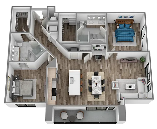 Floor plan K