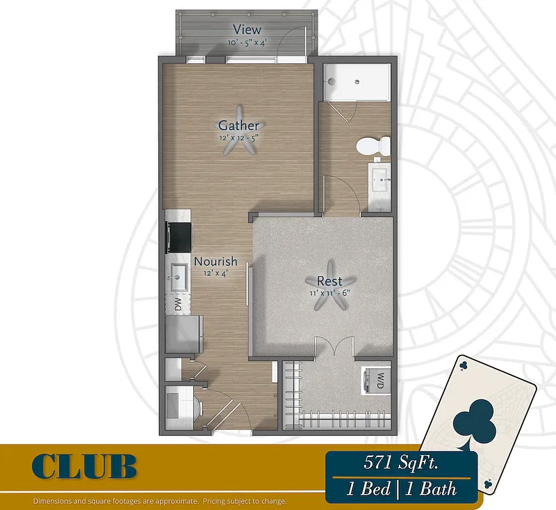Floor plan Club